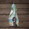 Caroline's Treasures Gordon Setter Luau Kitchen Towel Dish Cloths Guest Hand Towel Decorative Bathroom Towel for Face,Tea, Dishcloth, Kitchen and Bath view 4