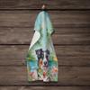 Caroline's Treasures Australian Shepherd Luau Kitchen Towel Dish Cloths Guest Hand Towel Decorative Bathroom Towel for Face,Tea, Dishcloth, Kitchen and Bath view 4