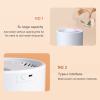 HASMI Humidifiers for Bedroom 5L Large Capacity Humidifier Dual Nozzle Mist Sprayer USB Home Office Air Freshener Colorful Light Moisturizing Steam Generator Humidifier for Home, yuqing2022 view 3