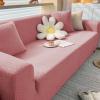 Knitted Elastic Sofa Cover Extendable Sofa Slipcovers Stretch Universal Leather Cofa Couch Cover for Living Room 1-Piece Sofa Covers view 1