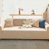 Knitted Elastic Sofa Cover Extendable Sofa Slipcovers Stretch Universal Leather Cofa Couch Cover for Living Room 1-Piece Sofa Covers view 3