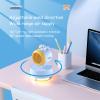 Humidifiers for Bedroom Mini Portable Water Cooled Spray Fan USB Rechargeable 3600 mAh Battery Wireless Air Conditioner Electric Cold Mist Humidifier Fan Humidifier for Home (Color : Blue) view 3