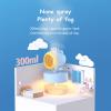 Humidifiers for Bedroom Mini Portable Water Cooled Spray Fan USB Rechargeable 3600 mAh Battery Wireless Air Conditioner Electric Cold Mist Humidifier Fan Humidifier for Home (Color : Blue) view 4