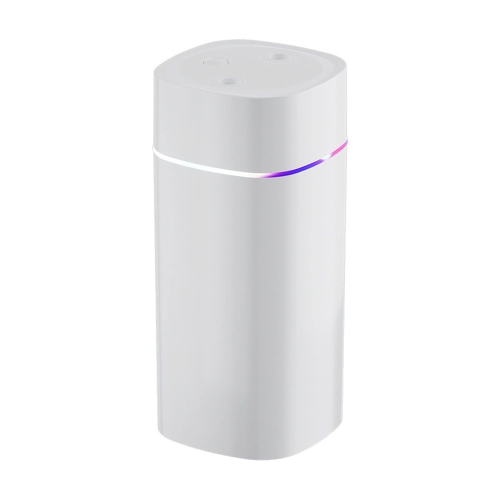 Humidifiers for Bedroom 600ml Humidifier Aromatherapy Essential Oil Diffuser Night Light Purified Air Humidifier Ultrasonic USB Air Cool Machine Humidifier for Home (Color : White)