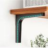 BABETRUE Wall Hanging Coat Rack Router Placement Rack Wall Projector Rack Wall-Mounted Set-top Box Bracket WiFi Storage Box Wall Bracket Coat Rack Wall Mount (Size : Small) view 2