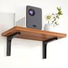 BABETRUE Wall Hanging Coat Rack Router Placement Rack Wall Projector Rack Wall-Mounted Set-top Box Bracket WiFi Storage Box Wall Bracket Coat Rack Wall Mount (Size : Small) view 4