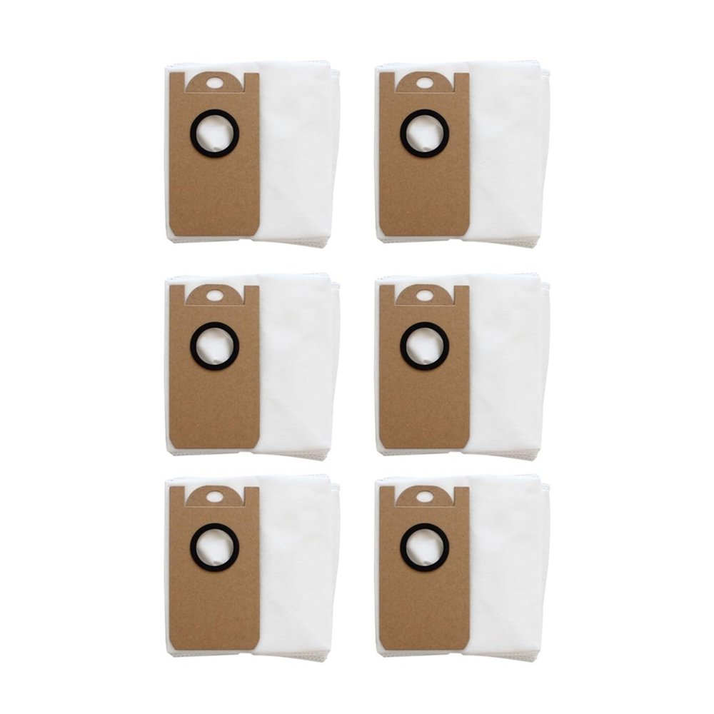 JINGDING 6-Piece Dust Bag, Compatible For Laresar L6 Pro, Compatible For Ultenic T10, Robot Vacuum Cleaner spare parts