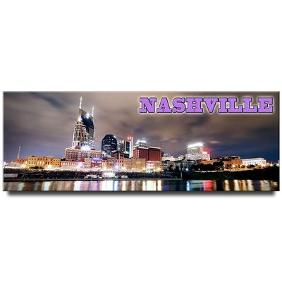 Generic Nashville Panoramic Fridge Magnet Tennessee Travel Souvenir Cumberland River