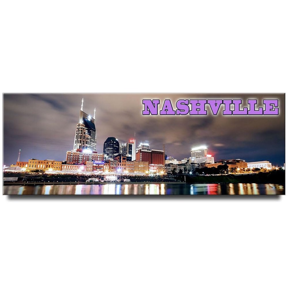 Generic Nashville Panoramic Fridge Magnet Tennessee Travel Souvenir Cumberland River