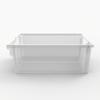 Classroom Basics MBS-BIN-4L-CL Stackable Storage Bins (4 Large, Clear) view 3