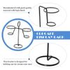 Pineeseatile Ice Cream Cone Display Stand - Metal Waffle Cone Holder - Double-Ended Design - Perfect for Home or Store - Serving Ice Cream view 4