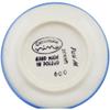 Polmedia Polish Pottery Coaster Plate - Spooky Town Pattern Handmade in Boleslawiec Poland by Ceramika Bona + Certificate of Authenticity view 4
