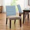 AMZRicher Sky Blue Chair Back Covers for Dining Chairs 6 Pack, Washable Removable Chair Slipcover Back Chair Protector for Wedding Baby Shower Party Pure Sky Blue Solid Color Simple Minimalism Art view 4
