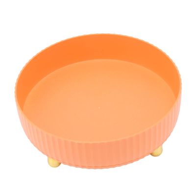HomeLoft Basics Organizer, Rotating Storage Rack Spice Rack Organizer Turntable Cosmetic Spice Rack Round Seasoning Organizer for Kitchen Cabinet Pantry Small (Orange), Genericq9163mh4of-13