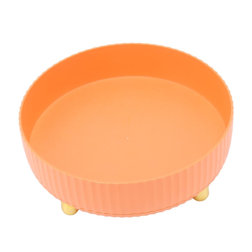 HomeLoft Basics Organizer, Rotating Storage Rack Spice Rack Organizer Turntable Cosmetic Spice Rack Round Seasoning Organizer for Kitchen Cabinet Pantry Small (Orange), Genericq9163mh4of-13