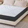 GOWE Hybrid 10 Inch Calking Mattress, Cooling Gel Infused Memory Foam and Individual Pocket Spring Mattress, Made in USA, Mattress in a Box, CertiPUR-US Certified view 4