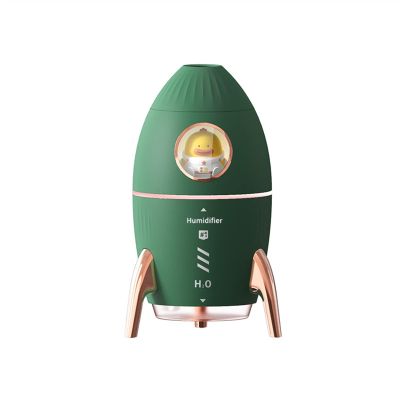 HASMI Humidifiers for Bedroom Rocket Air Humidifier USB Electric Aromatherapy Diffuser Ultrasonic Cool Mist Essential Oil Diffuser Humidifier for Home (Color : A), yuqing2022