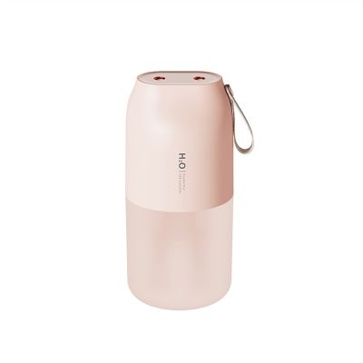 HASMI Humidifiers for Bedroom 300ml Dual Sprayer Air Humidifier 2000mAh Wireless Aroma Mist Maker Fogger Diffuser Portable Travel Humidifier Humidifier for Home (Color : Pink), yuqing2022