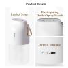 HASMI Humidifiers for Bedroom 300ml Dual Sprayer Air Humidifier 2000mAh Wireless Aroma Mist Maker Fogger Diffuser Portable Travel Humidifier Humidifier for Home (Color : Pink), yuqing2022 view 3