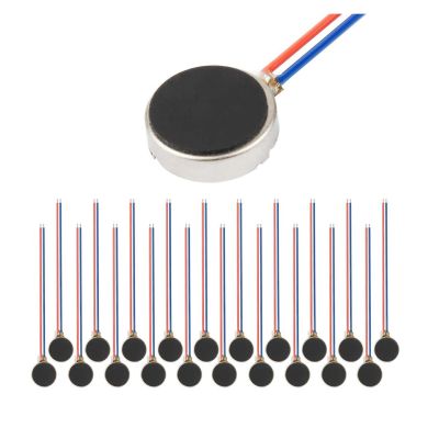 ADPVRLUQ 10pcs Mini Vibration Motor 10 * 30 10 * 27 10 * 20 10 * 34 DC 3V 12000rpm Flat Coin Button Type Miniature DC Vibration Motor (Size : 10x2.7mm)