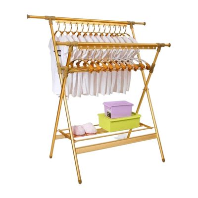 Clothing Drying Rack Laundry Drying Rack Adjustable Clothes Drying Racks Airer Folding Drying Rack Multifunction Clothes Drying Standing With 26 Holes Shoes Rack Clothes Drying Rack Clothes Dryer Ra