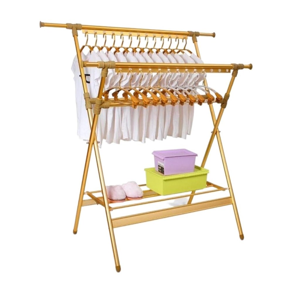 Clothing Drying Rack Laundry Drying Rack Adjustable Clothes Drying Racks Airer Folding Drying Rack Multifunction Clothes Drying Standing With 26 Holes Shoes Rack Clothes Drying Rack Clothes Dryer Ra