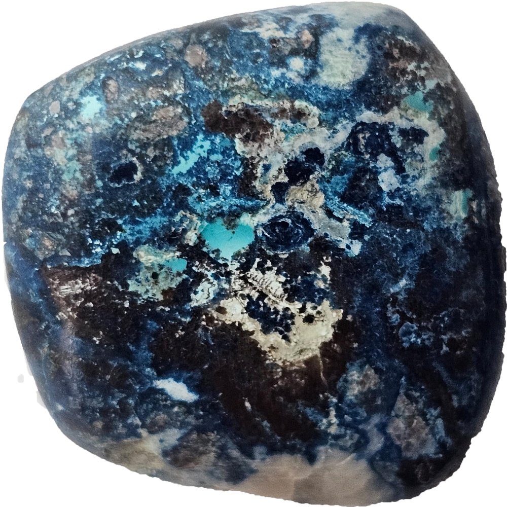 Exotic Tumbled Stone Collection for Metaphysical, Alternative, and Decorative Accent Pieces (1, Shattuckite)