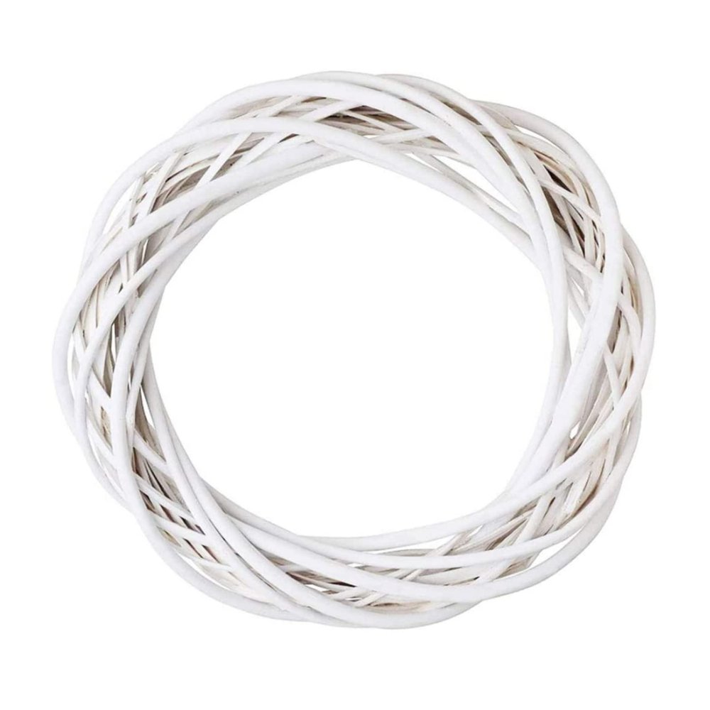 MALOKI Grapevine Wreaths, 6/8/10/12/16 Inches DIY Grapevine Garland for Crafts, Decorative Door Wreaths for Front Door Outside All Season, Plain Rattan Wreaths for Christmas Wreath Making Supplies