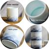 ANAIUCY Japanese Sake Cup Set with Warmer Sake Set 6-Piece with 1 Warmer Ceramic and 1 Sake Pot, 4 Sake Cup view 4