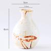 ANAIUCY Sake Set Japanese 3 Piece, Sake Cup Set Traditional Porcelain Pottery Ceramic Crafts Wine Glasses 2 Sake Cups 1pcs Sake Pot view 3