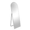 GOWE Silver 71x31.5 inch Metal Arch Stand Full Length Mirror view 3