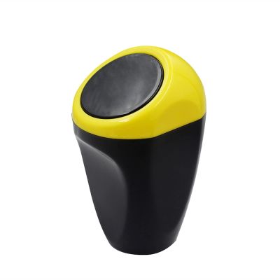 Garbage Cabinet Portable Trash Can in The Car Office Storage Garbage Sorting Durable Trash Basket Trash Can with Lid Kitchen Trash Can (Color : A)