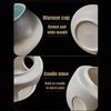 ANAIUCY Japanese Sake Cup Set Porcelain Pottery Traditional Ceramic Cups Crafts Wine Glasses Japanese Sake Set with 1 Sake Serving Bottle and 4 Sake Cups,8PCS,a view 3