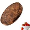 TEMKIN Choing Board1pcs Wood End Grain Cutting Boards Wooden Butcher Block Meat Cutting Wood Thick Board Round Wood Cutting view 3
