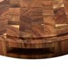 TEMKIN Choing Board1pcs Wood End Grain Cutting Boards Wooden Butcher Block Meat Cutting Wood Thick Board Round Wood Cutting view 4