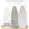 JEKKAH Household Ironing Board Replacement Cloth Cover Household Ironing Board Ironing Board high Temperature Resistant Cloth Cover Cotton Does not Fade (Color : A) view 3