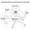 YUGXTH Kneeling Chair, Home Office Desk Chair, Ergonomic Posture Chair with Padded Cushion, Cross Legged Office Chair, Meditation Chair for Home and Office, Flexible Design for Fidgety Sitters(Gray) view 3