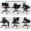 YUGXTH Kneeling Chair, Home Office Desk Chair, Ergonomic Posture Chair with Padded Cushion, Cross Legged Office Chair, Meditation Chair for Home and Office, Flexible Design for Fidgety Sitters(Gray) view 4
