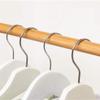 Dntum Solid Wood Floor-Standing Clothes Rail, Multi-Functional Clothes Storage Rack, Strong Load-Bearing, Simple and Modern, Used in Bedroom, Living Room,A,48 x 30 x 170cm view 3
