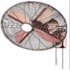 Scpantkend 14/16/18in Electric Fan, Retro Remote Control Wall Fan Easy to Install 3-Speed Adjustable Electric Fan, Adjustable tilt Wall-Mounted Fan (Size : 50cm(18in)) view 1