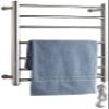 IKUMOK Towel Warmer,Electric Towel Heater, Wall-Mounted Towel Drying Bar, Stainless Steel Heated Bath Towel Rack, Ip56 Waterproof,for Bathroom, Kline view 1