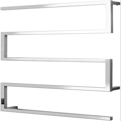 Towel Warmer, Wallmounted Electric Heating Towel Rack with 1/8 Hour Timer,Switch Hot Towel Rack, Used for Bath Heating and Drying Rack 60W