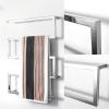 Towel Warmer, Wallmounted Electric Heating Towel Rack with 1/8 Hour Timer,Switch Hot Towel Rack, Used for Bath Heating and Drying Rack 60W view 2