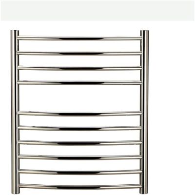 BRFCUOEW Towel Warmer,Electric Towel Warmer Rack Brushed Nickel 10 Heated Bars Towel Drying Rack Heated Ul Certificate,Bath Towel Dryer, Plugin