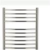 BRFCUOEW Towel Warmer,Electric Towel Warmer Rack Brushed Nickel 10 Heated Bars Towel Drying Rack Heated Ul Certificate,Bath Towel Dryer, Plugin view 1
