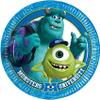 ALMACENESADAN, 5124 Birthday Party Pack - Pack of 8 Cardboard Plates 19.5 cm (Monsters SA) view 2