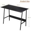 LUNIZ Computer Desks Home Office Computer Desk Laptop Study Table 39-inch Desk Ladder Structure Modern Minimalist Laptop Workstation Home Office Table (Color : B) view 3