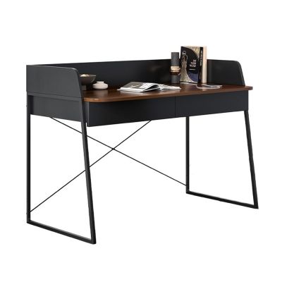 LUNIZ Computer Desks Desk Study Table with Storage Drawer Office Desk Home Bedroom Office Computer Table Workstation Simple Writing Desk Home Office Table (Size : 100 * 55 * 90CM)