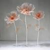 5.58ft Large Silk Artificial Flowers For Wedding Reception Props, Giant Flowers for Decoration, big flowers for Wedding Birthday Christmas Party Banquet, flores gigantes para decoracion, 3P*Champagne view 1