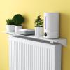 GXHYSW Radiator Shelf, White Slim Radiator Cover Dust-Proof Anti-Smoke Storage Heater Covers Maximize Space, Space Aluminum, Length Can Be Customized, Bearing 20kg,Width 17cm; Length 60cm view 1